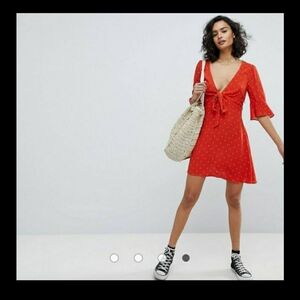 Free People All Yours Dot Mini Dress NWT